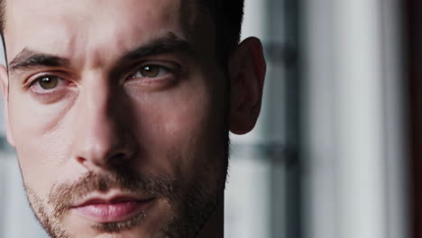 retrato en primer plano de un hombre