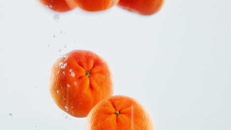 oranges in water