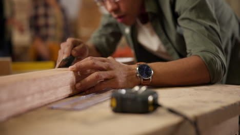 woodworking craftsmanship in a workshop