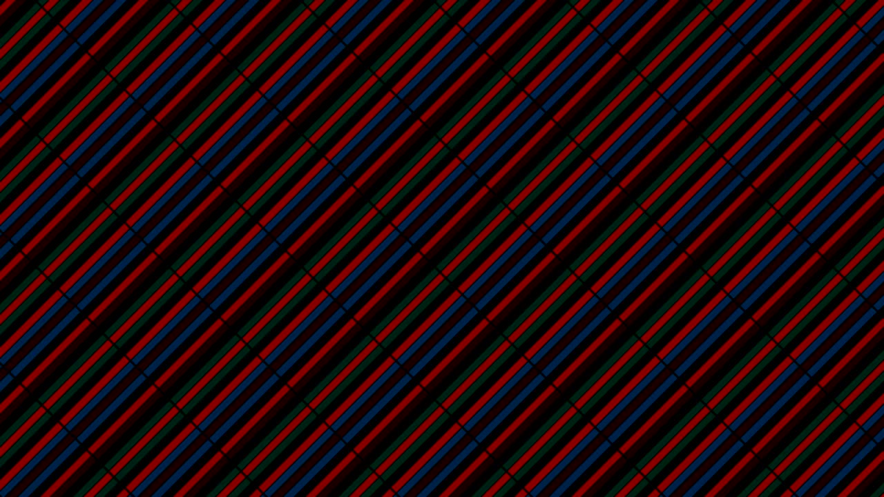 patrón de video gráfico 2d que se mueve hacia la parte inferior derecha con zoom, compuesto de diseños y formas con texturas multicolores.