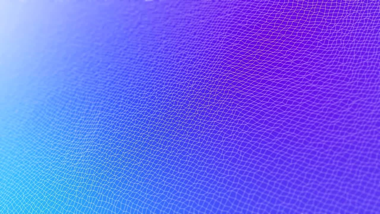 Modern abstract vector rippling grid. Decorative gradient background. 4K UHD video seamless loop.