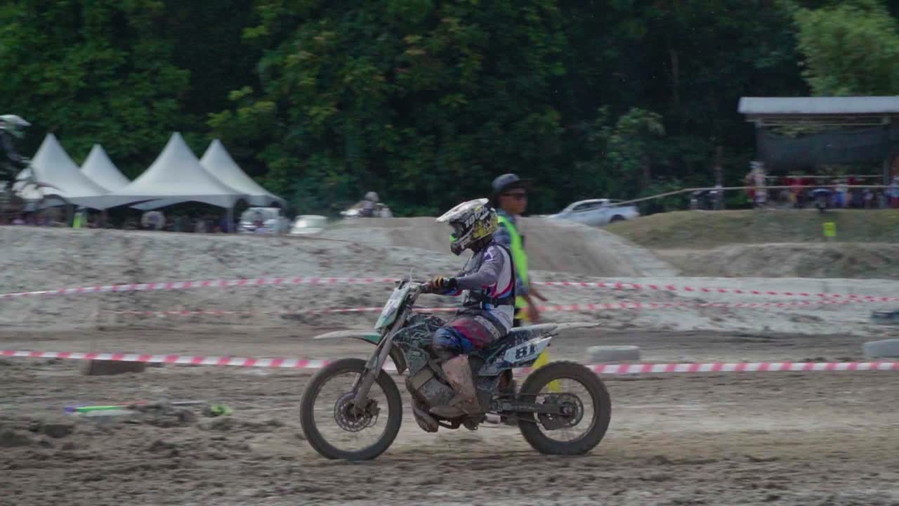 Serikin Bau Motocross,Dirt Bike Race,Kuching,Borneo.