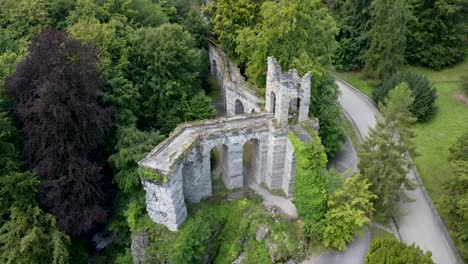 aquaduct in the garden of kassel, germany