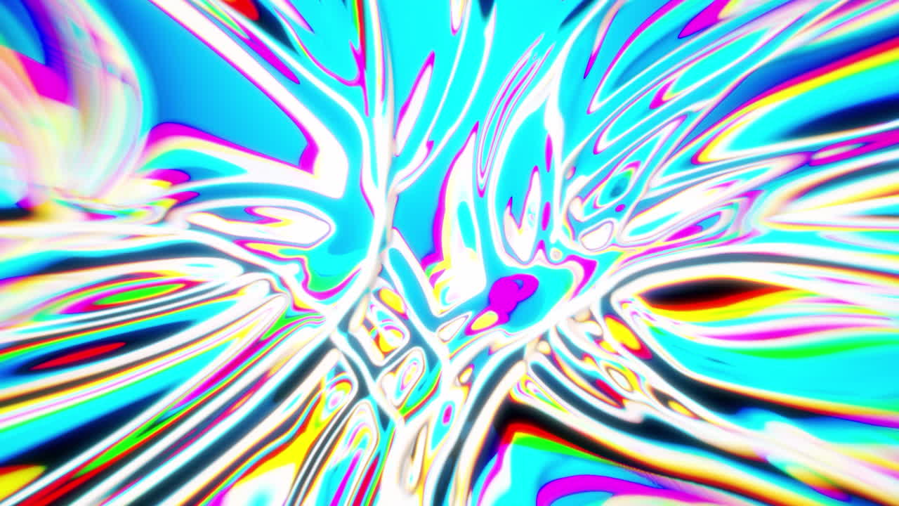 Arte Psichedelica Liquida Astratta