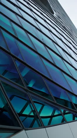 modern glass facade of a building