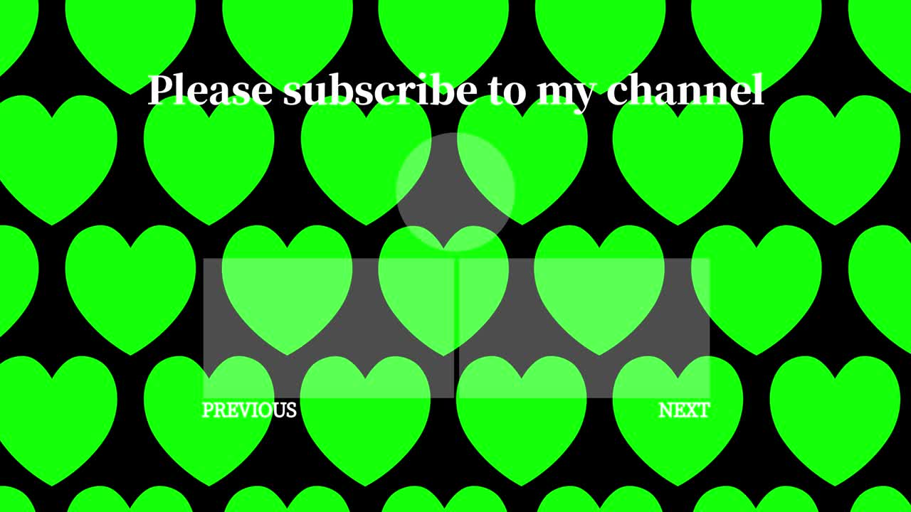 간단한 심장 움직임 엔드 카드 엔딩 스크린 모션 그래픽