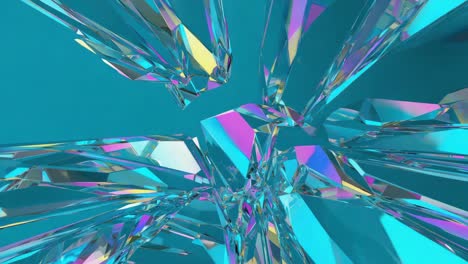 abstract crystal geometric background