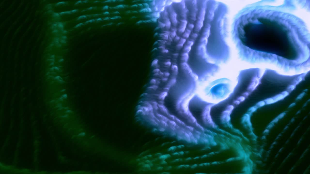 arte abstracto brillante azul y verde