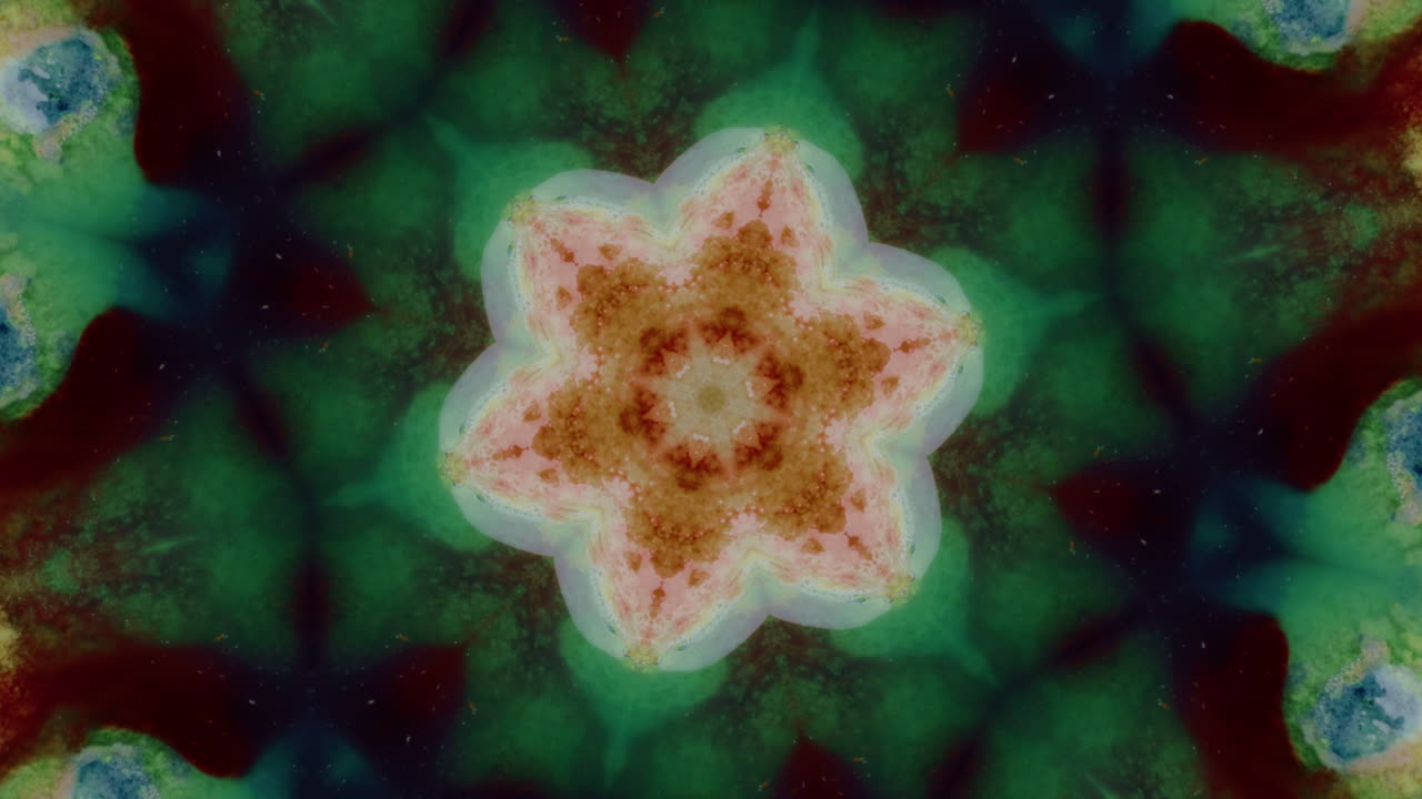 patrón de kaleidoscopio abstracto