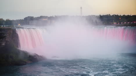 Niagara-Fällt-Tag-Zu-Nacht-Zeitraffer