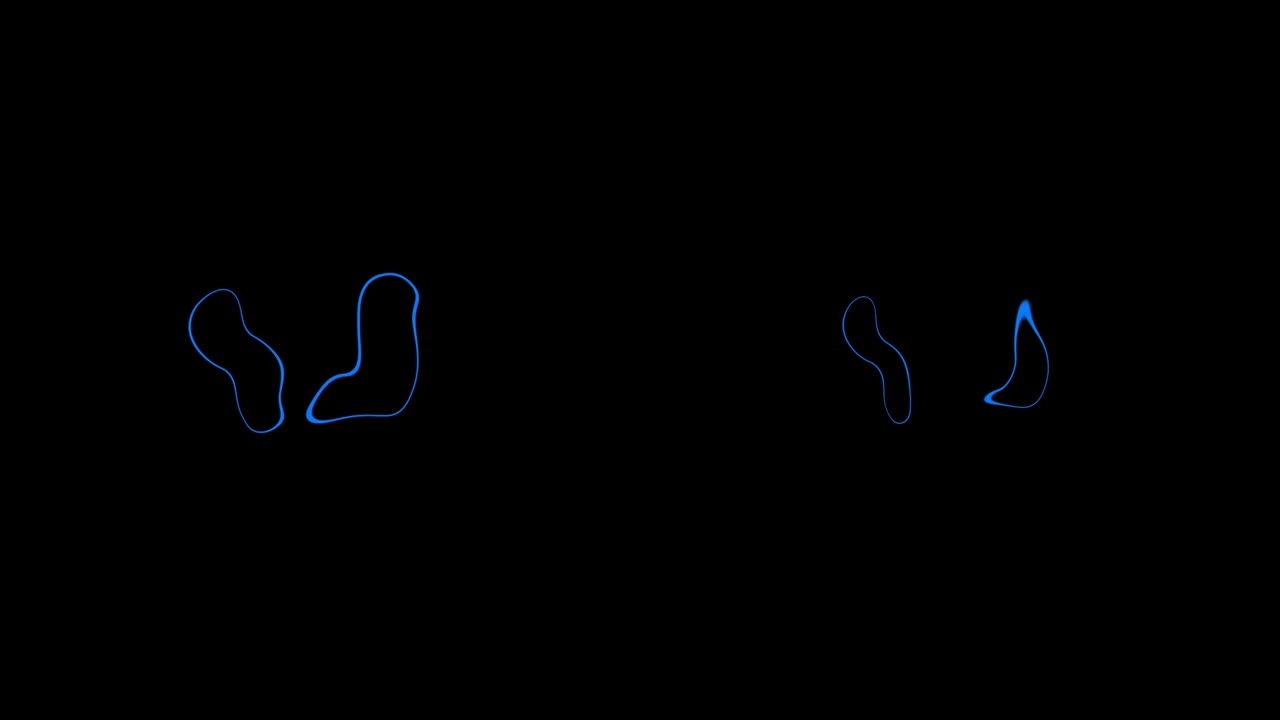 gráficos de movimiento de animación de bucle de propagación de círculo distorsionado