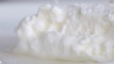 close up of whipped cream