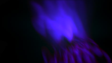 mystical blue smoke on night sky 4