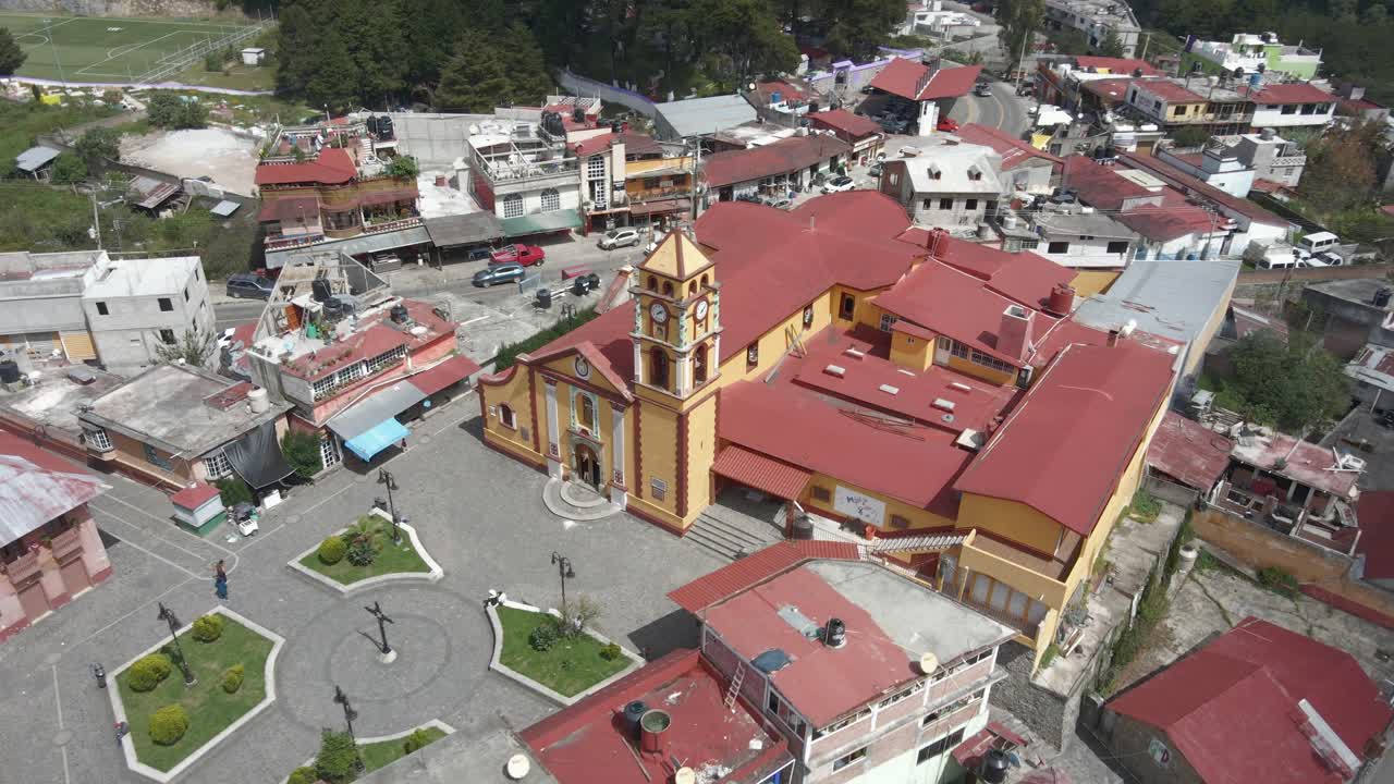 pinal de amoles, américa latina ciudad en méxico, catedral aérea del centro de la ciudad