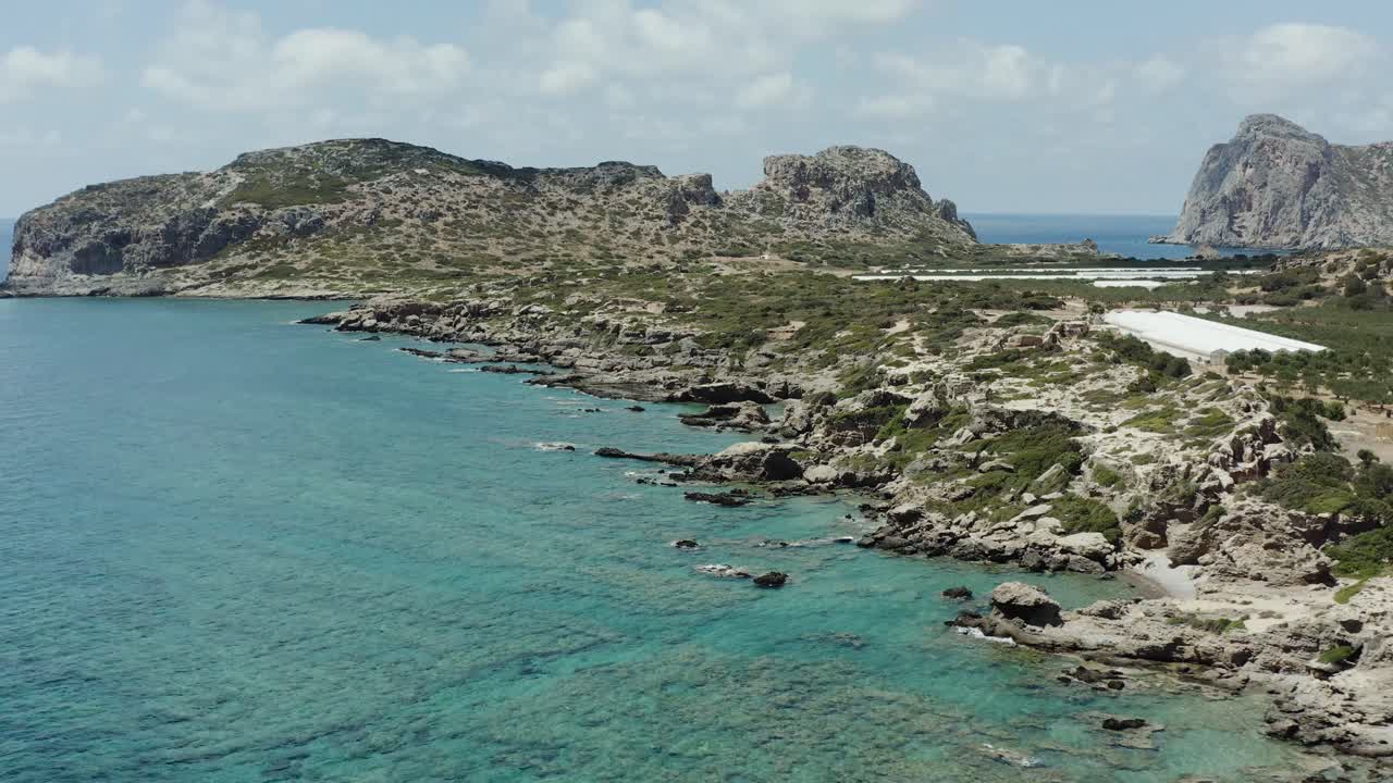 해안선 의 공중 드론  ⁇