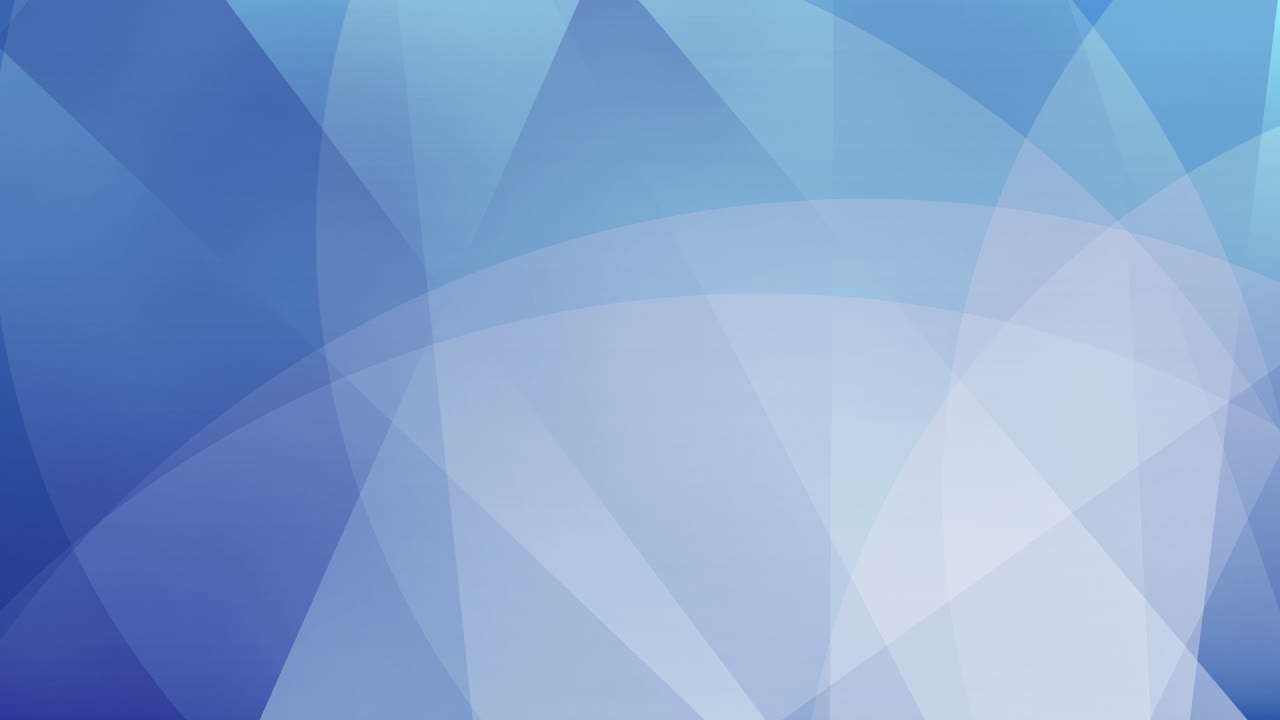Light blue abstract loopable slow motion digital background overlapping geometric shapes and translucent layers, modern backdrop for technology and corporate presentations