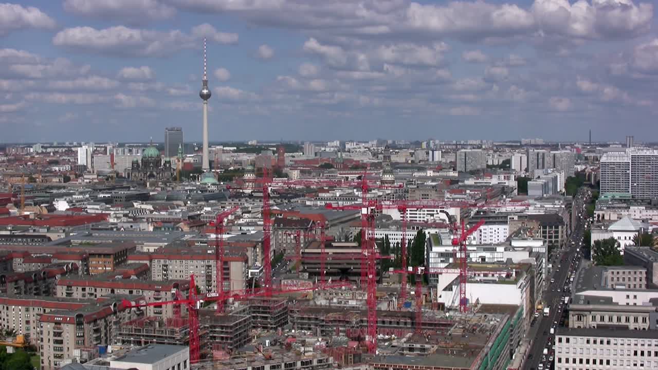 vista aérea larga sobre berlín cerca de podsdamer platz, alemania-1