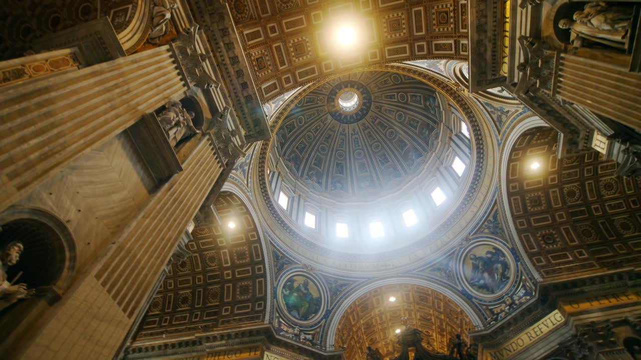 st. peter's basilikas indvendige kuppel