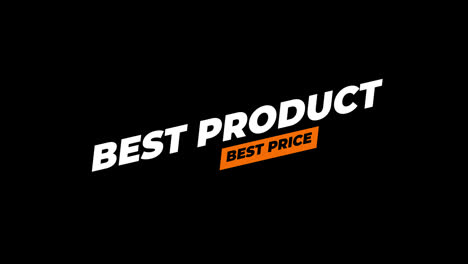 Bestes-Produkt,-Bester-Preis,-Wortanimation,-Bewegungsgrafikvideo-Mit-Alphakanal,-Transparenter-Hintergrund,-Verwendung-Für-Webbanner,-Gutschein,-Verkaufsförderung,-Werbung,-Marketing