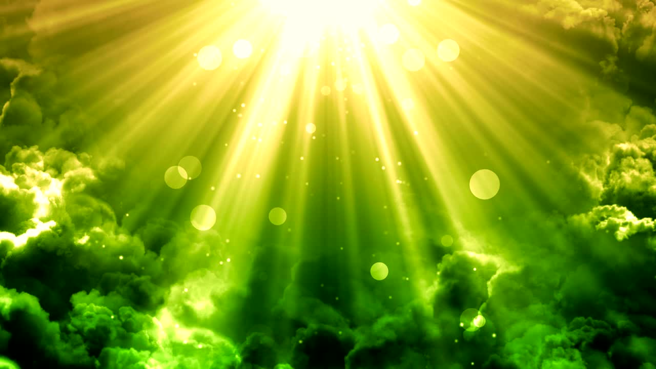 спокойные небесные лучи света