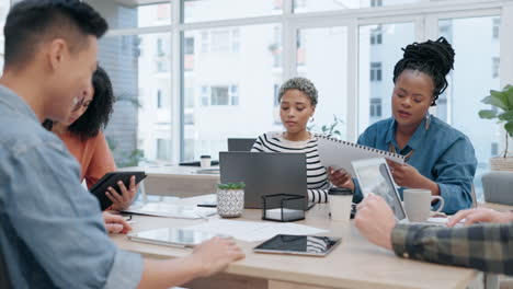 paperwork, collaboration or team with documents