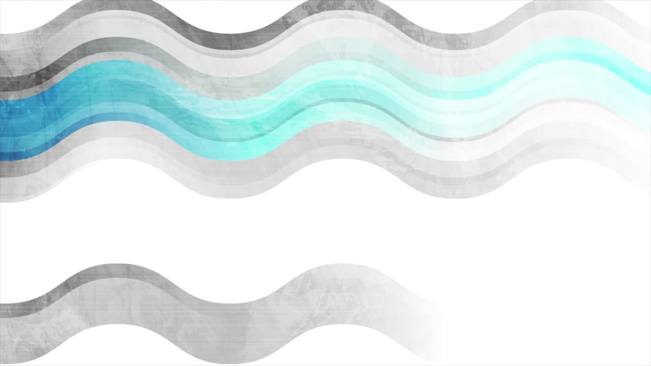 gris azul geometricas rayas onduladas diseño de movimiento de tech grunge abstracto