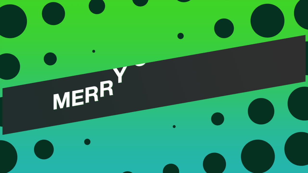 Merry Christmas with Memphis abstract geometric shapes