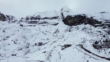 scenic view of candanchú ski station in aragón, spain, showcasing snowy slopes
