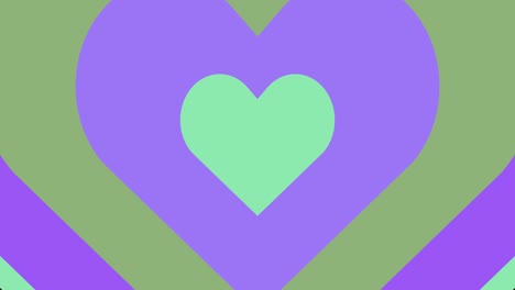 el día de san valentín se mueve el corazón movimiento de fondo escena final 4k bucle sin fisuras telón de fondo animado para el día de san valentine, aniversario, día de la madre