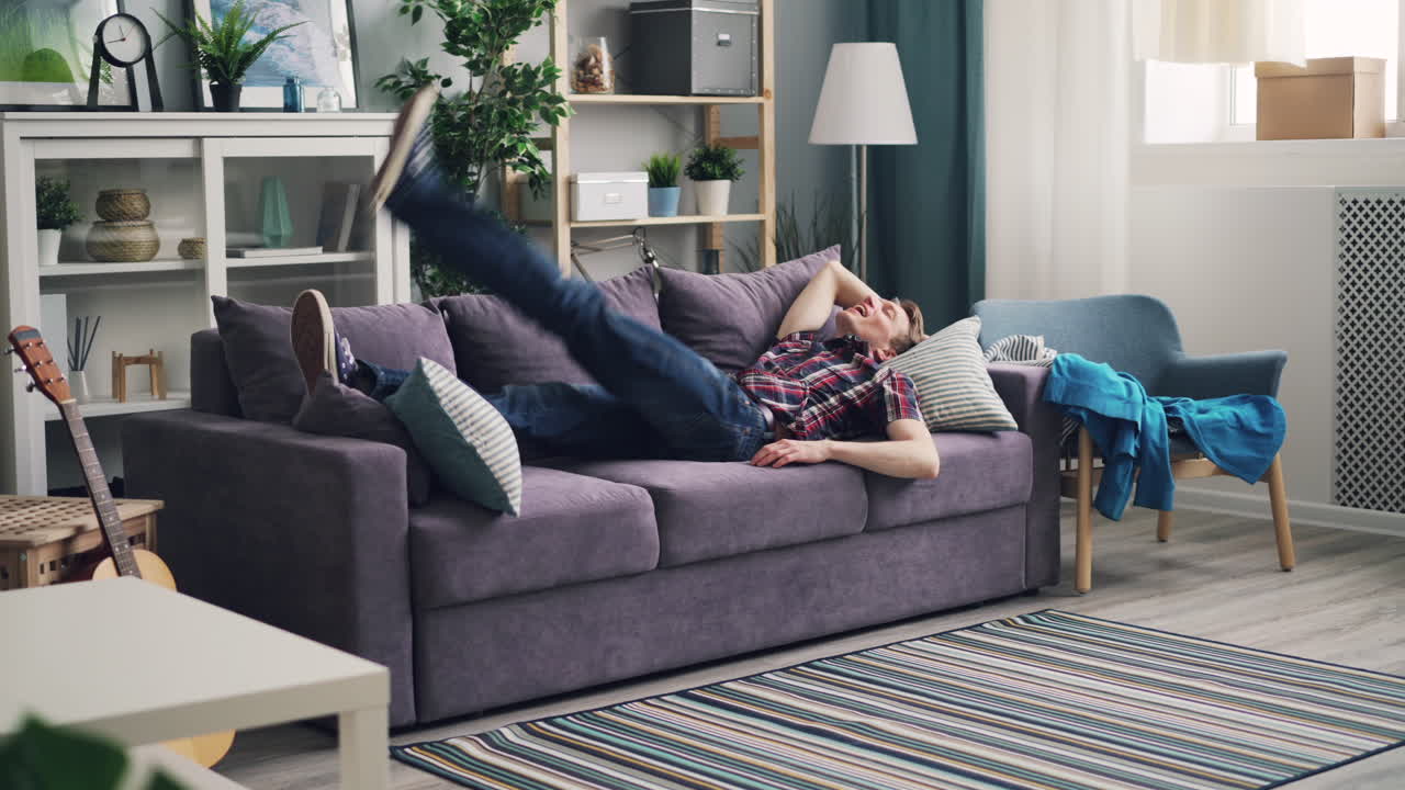 Man Moving Into A New Home/Apartment