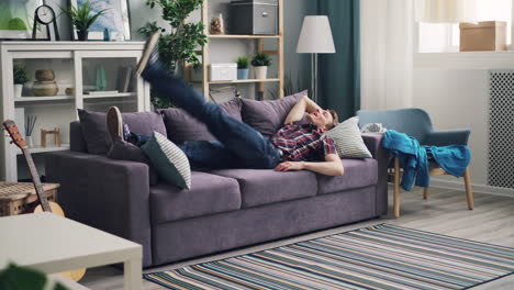 Man Moving Into A New Home/Apartment