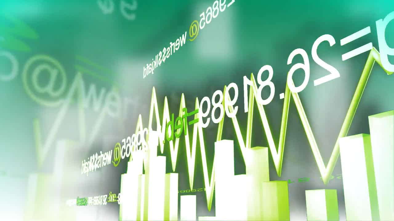 gráfico animado en 3d