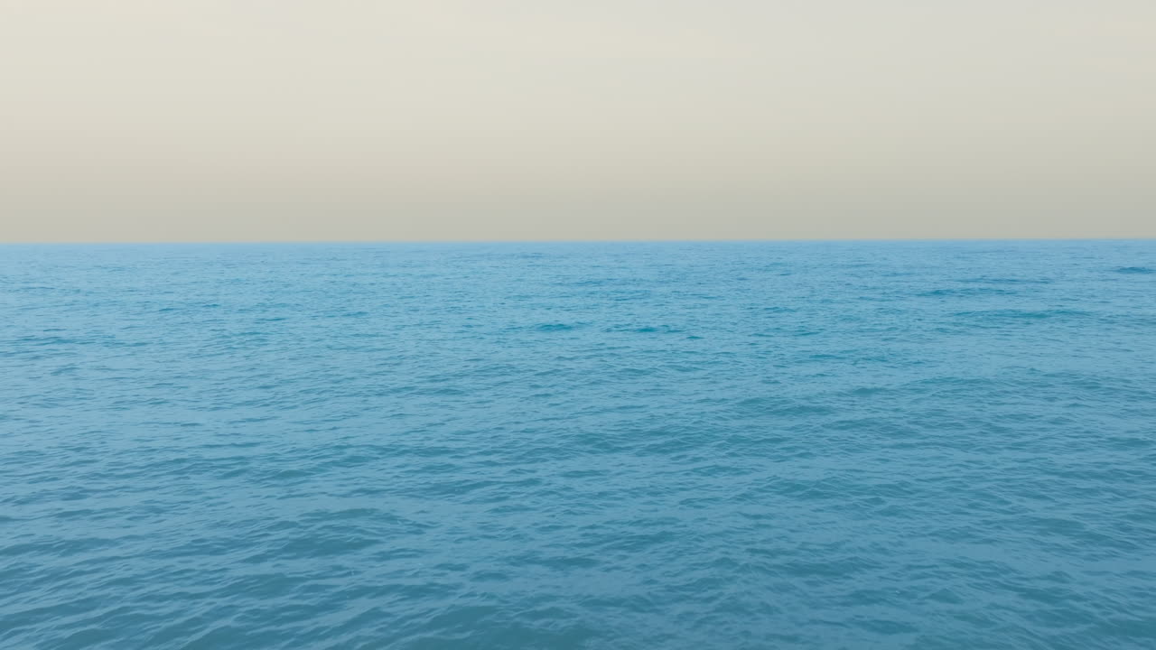 The Infinite Mediterranean Sea from the Sicilian Coast Aerial Nature