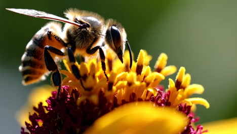 close-up of a bee on a flower