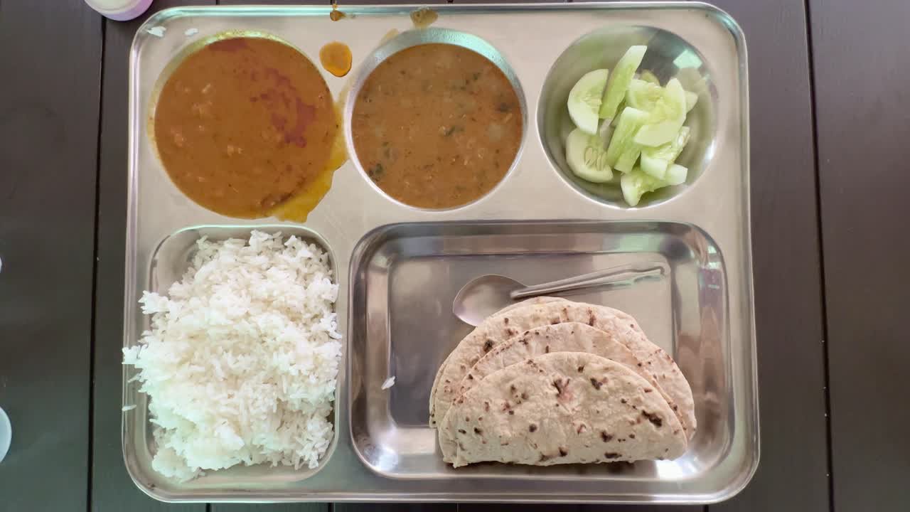 Simple and Delicious Indian Vegetarian Meal