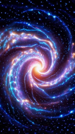 galaxia espiral en el espacio profundo
