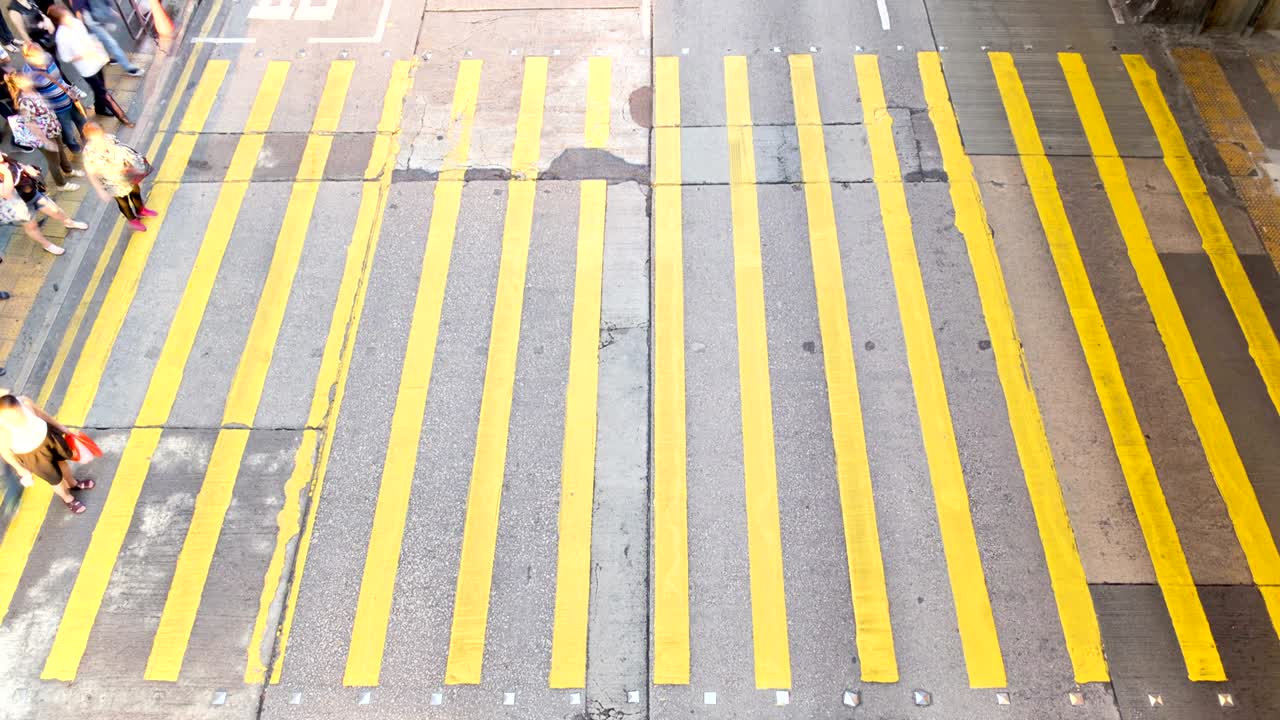 4k timelapse en la hora pico de hong kong