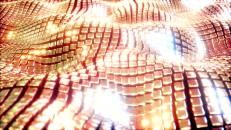 cubos de oro abstractos.