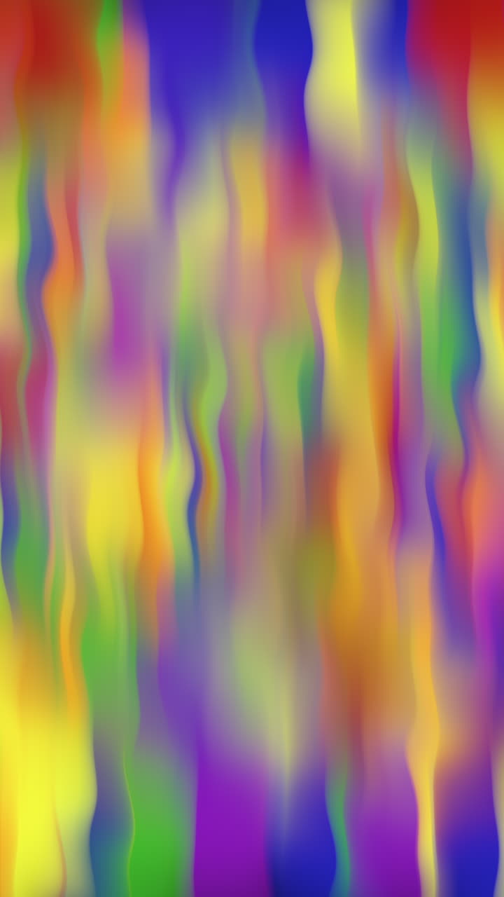 Vertical gradient rainbow with wavy blending on colourful background