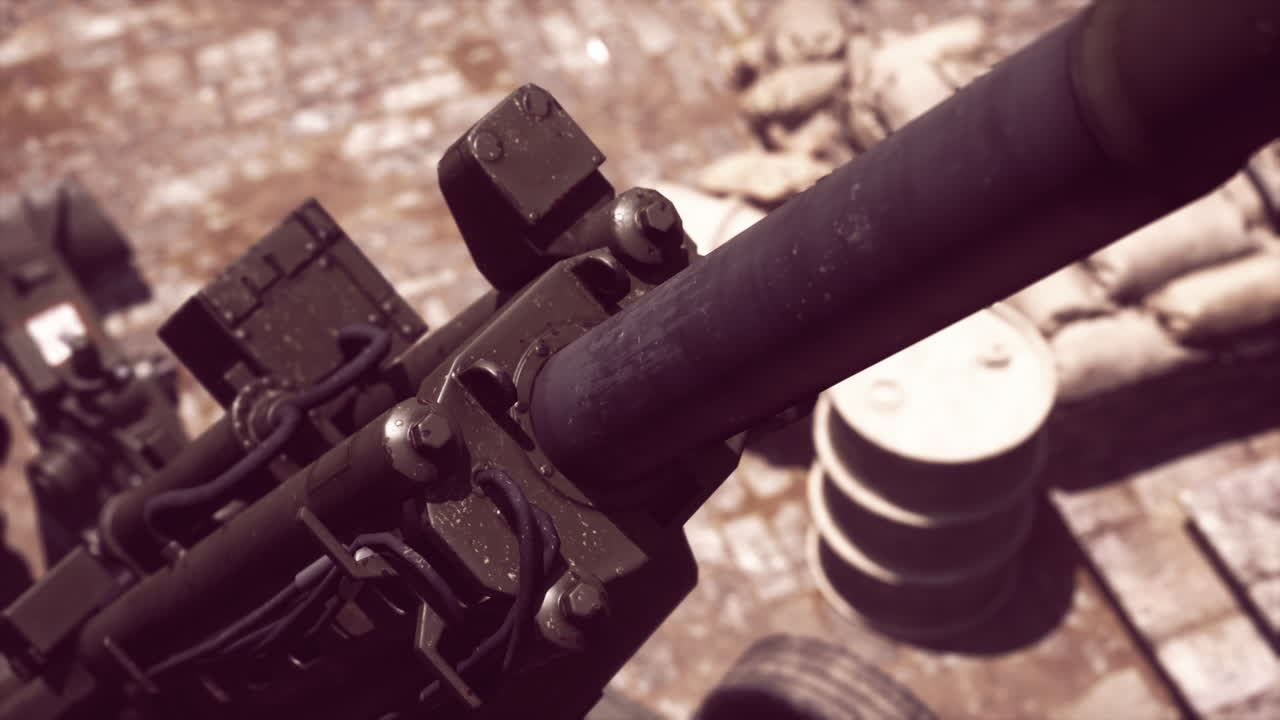 도시에서 대포 총