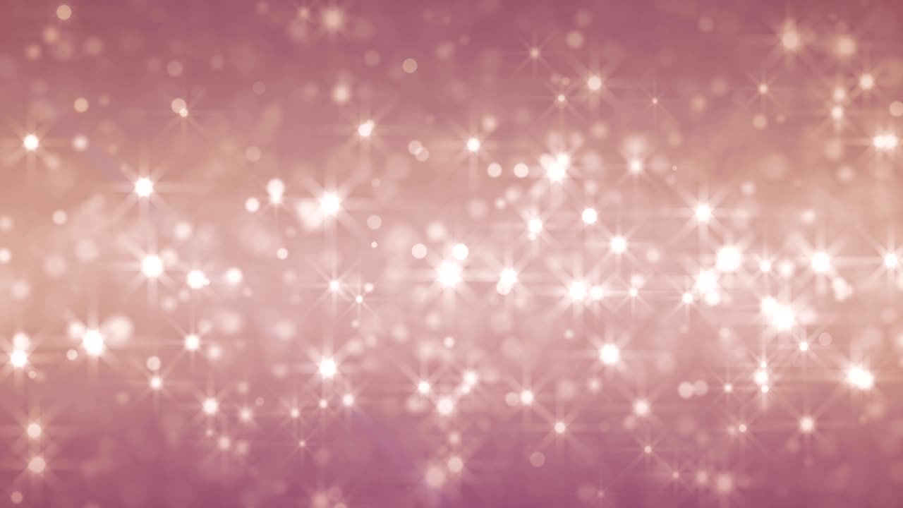 Glitter stars and particles red background