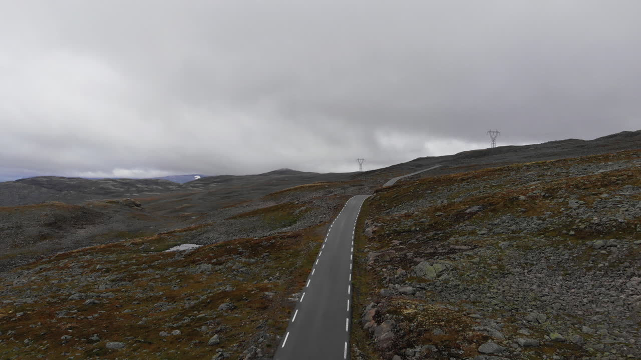 A breathtaking scenic Trollstigen road in Norway