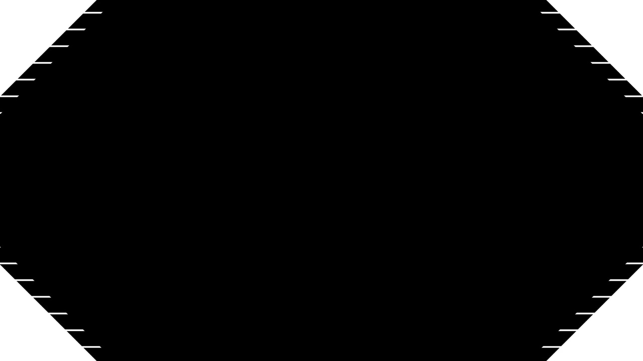 Dynamisk sort-hvid abstrakt animation med geometriske former