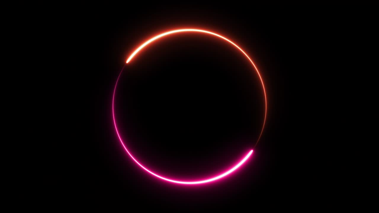 texto señal de neón brillo color movimiento fondo de arte sin costuras pantalla de movimiento abstracto