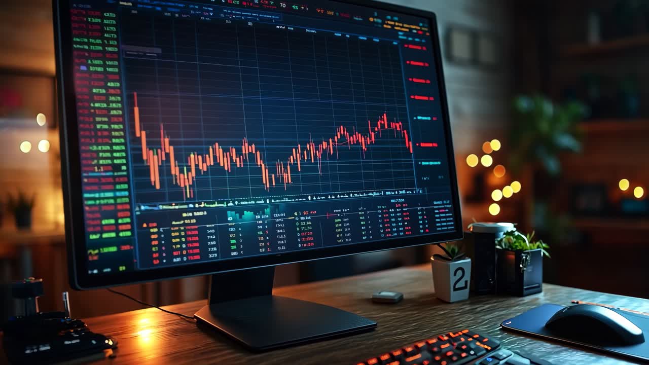 un monitor de computadora sentado encima de un escritorio de madera