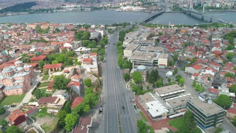 kariye museum aerial footage daytime, close up, jk01