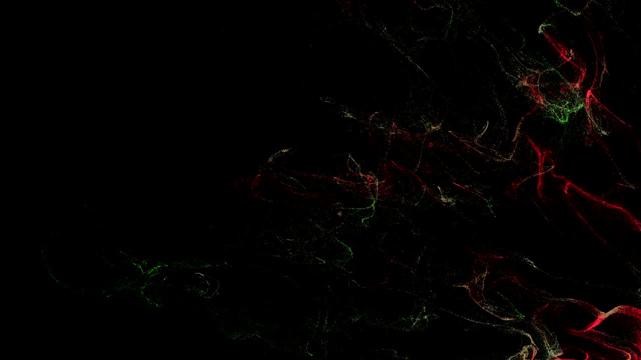 4k de humo orgánico y partículas de polvo.