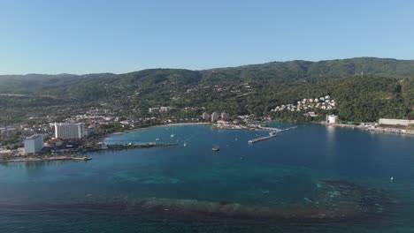wide view of ocho rios bay