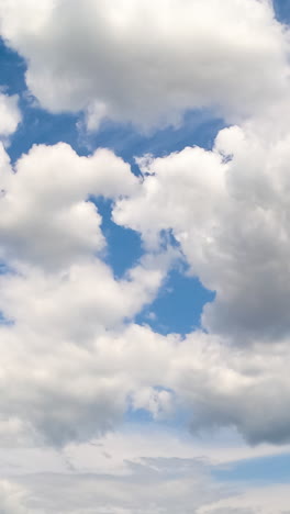 blue sky clouds flowing. timelapse summer cloudy weather.