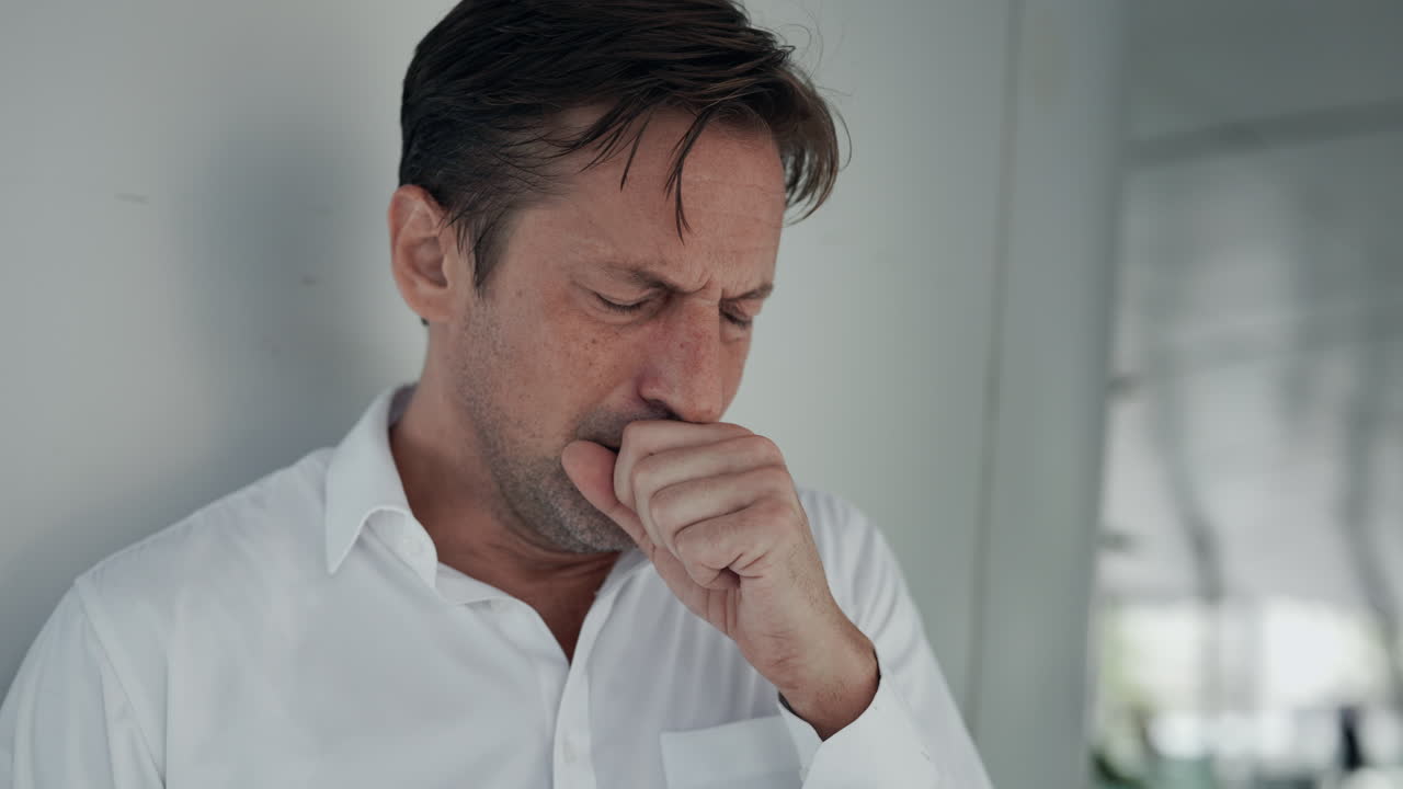 Man expressing sadness and health issues